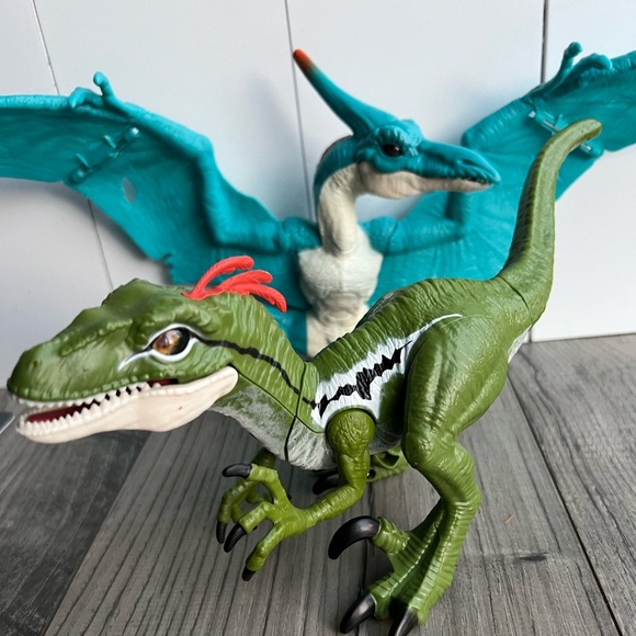 Dinosaurs Robo Alive Dino Action Pterodactyl and Rapter by Zuru - Picture 3 of 6